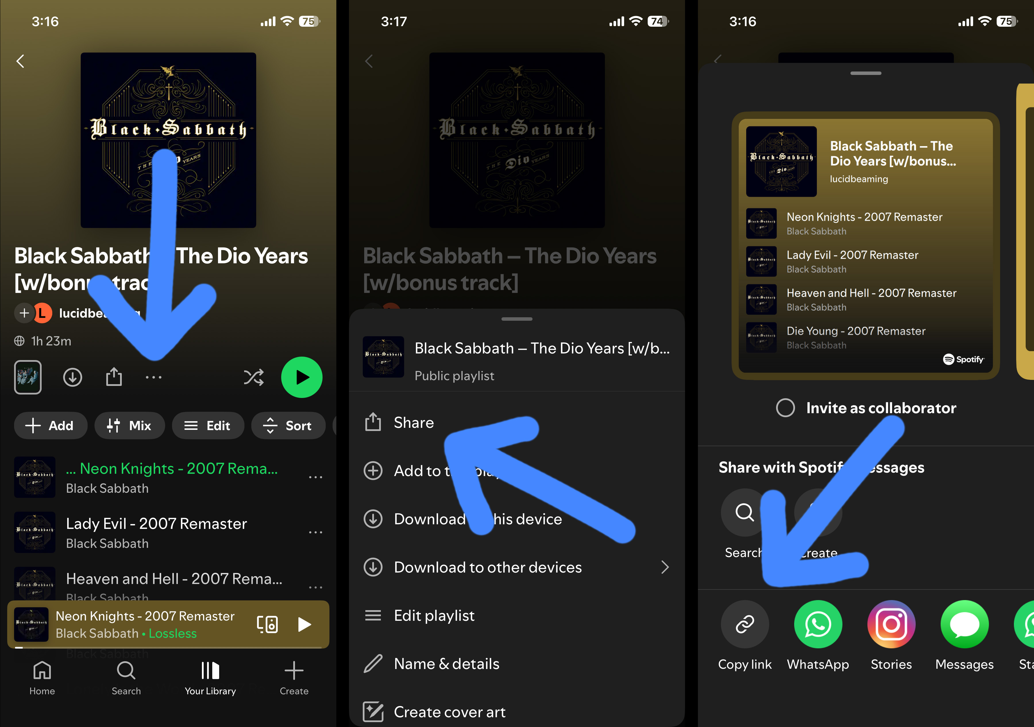Share your playlist